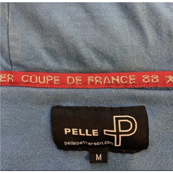 Pelle P Petterson Mens Team Sailing Racing Full Zip Hoodie M Nautical Blue Rare - Picture 8 of 10